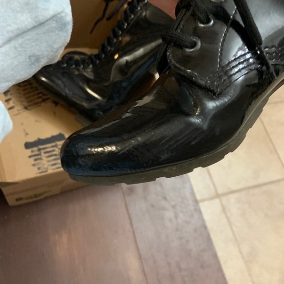 Dr Martens Stacey Ritzy Black leather Lace Up Boots - Picture 6 of 6